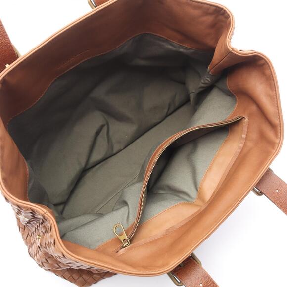 Bottega Veneta Intrecciato Tote Bag Leather Brown - Picture 3 of 10
